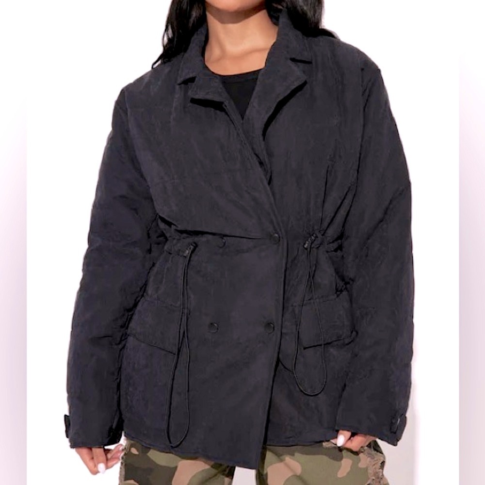 Show Some Love Suede Puffer Jacket NEW 🏷️